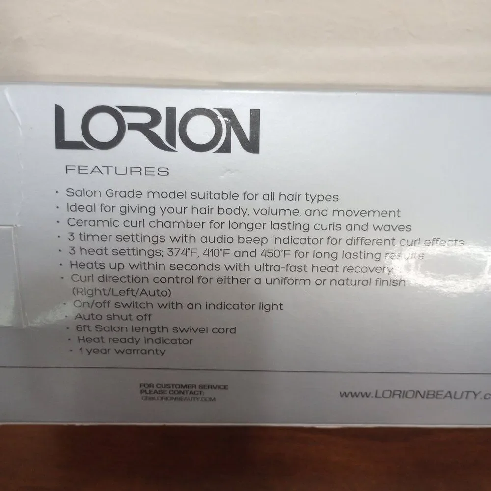 Lorion X20 Automatic Curler Limited Edition, New / Open Box